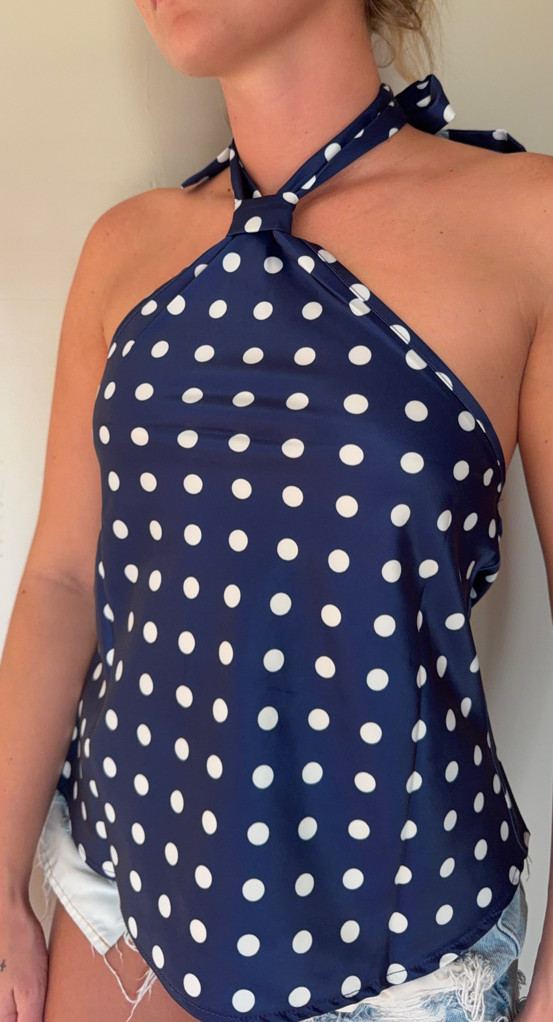 The Spot On Halter Top