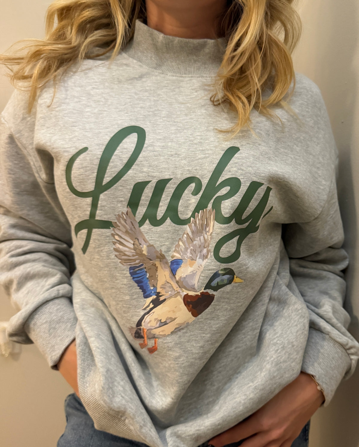 The Lucky Duck Mockneck