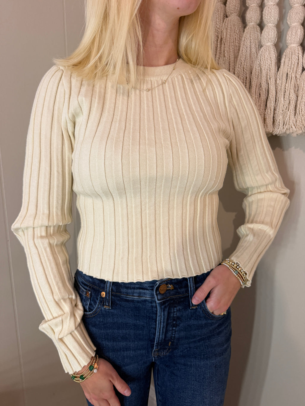 The Sweet Cream Sweater