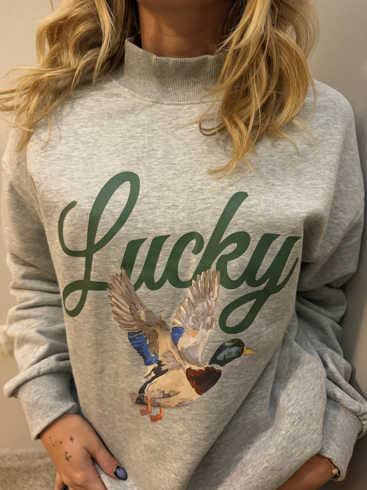 The Lucky Duck Mockneck